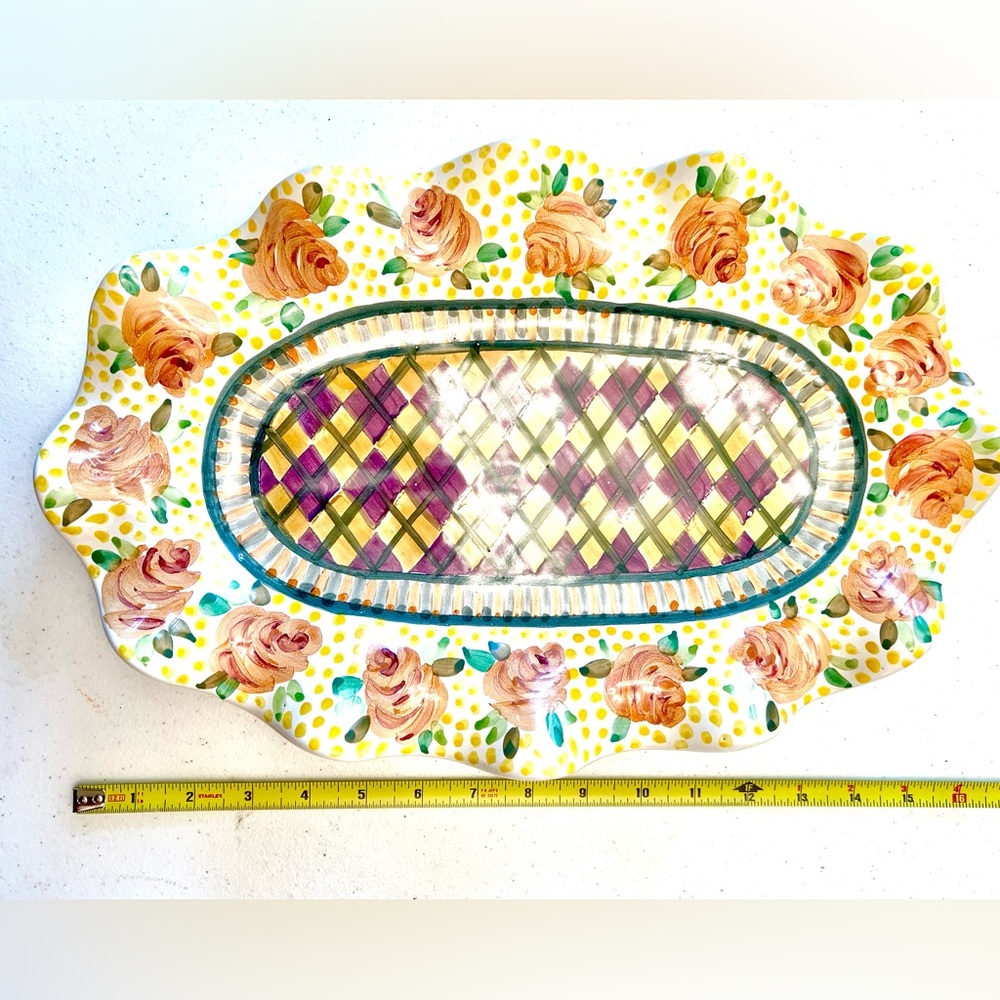 MacKenzie Childs Taylor Serving platter